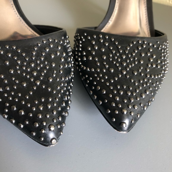 Coach Leather Studded Stiletto Heels - Picture 3 of 8